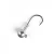 Import 3.5g/5g/7g/10g/14g Lead Head Hook jig head hook Bait Fishing Hooks For Soft Lure Fishing Tackle fishhook from China