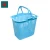 Import 35L Customized shape circular durable chinese clothes sorting colored laundry basket divided for hotel from China