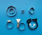 3~5mm to 43~46mm Zinc plated steel 2-Ear Ear Clip double ear hose clamp