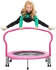 36"/38 Folding Mini Trampoline Safety Pad Rebounder with Foam Handle