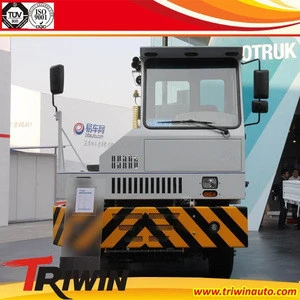 37 ton factory sell cheap price HOVA brand 266hp 196KW EURO 3 LNG CNG port yard tractor truck
