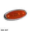 3.9 inch Oval LED Marker Light with Reflex Lens mini oval light trailer led light side marker