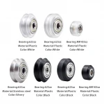 3D printer accessories openbuildings plastic pulley aluminum profile passive Peilin wheel idler wheel big wheel