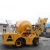 3m3 self loading mobile concrete mixer with front end loader