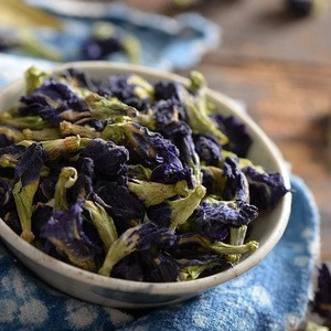 4004 Diedouhua Healthy Herbal Tea Blue Color Butterfly Pea Flower Tea