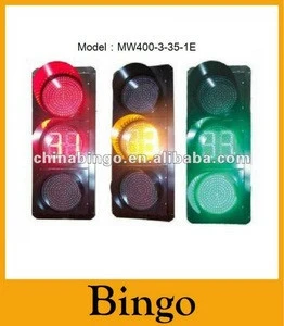 400mm(16") Full Ball with Bi-color Countdown Meter LED Traffic Light,traffic sign