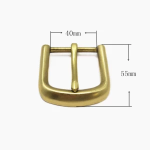 40mm Manufacturer Custom High Quality Military Solid Brass Belt Buckle