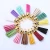 Import 40mm Vintage Leather Tassel For Keychain Cellphone Straps Jewelry Fiber Fringe Suede Tassel DIY Pendant Charms Findings from China