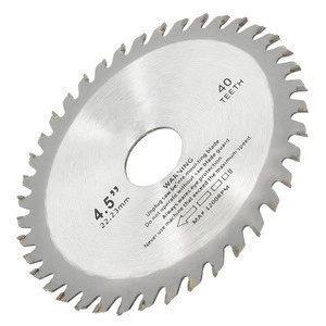 4.5 Inch 115mm Circular Carbide Wood Cutter Teeth Sawing Blade For Angle Grinder Disc Cutting Wood