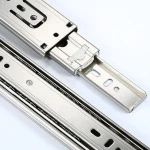 45mm Anti-rust stainless steel drawer slides , telescopic channels,drawer runner for kitchen