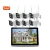 Import 4CH P2p HD Wireless Video Surveillance System WiFi IP CCTV Camera NVR Kit with 10" LCD Monitor from China