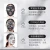 Import 4pcs/box Black Sea Salt Cleansing Bubble Mask Moisturizing Black Mask Sheet Mask Peel off Facial Facemask from China