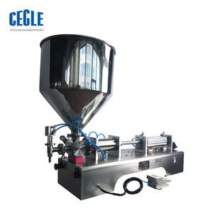 50-500ml Semi automatic paste filling machine for hand-sanitizer, liquid filling machine