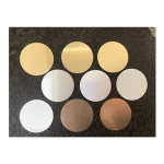 50.8mm Sublimation Metal Blanks Aluminum Round Disks for Trophies Medals Awards