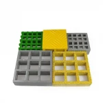 50x50mm Molded Anti-slip fiberglass frp grating for walking