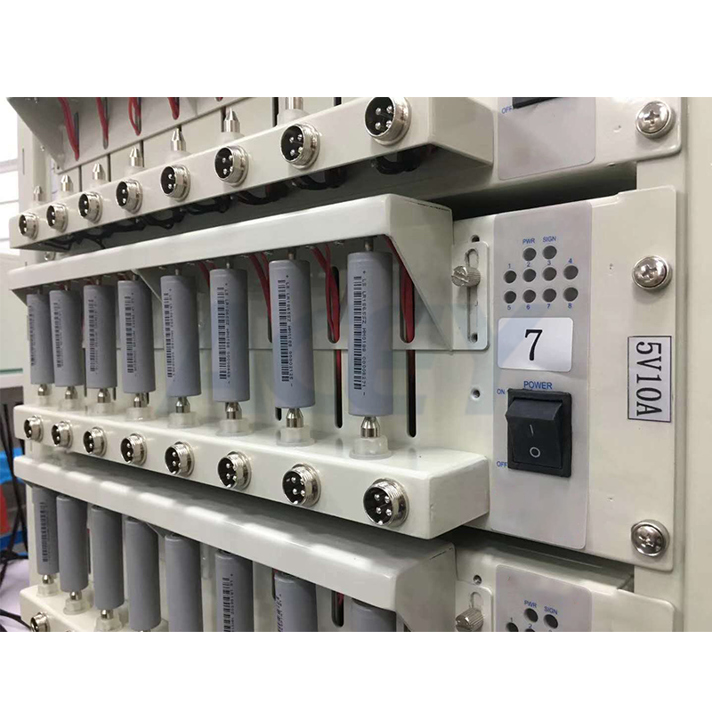 Buy 5v10a/8ch Cylindrical Lithium Ion Battery Cell Testing Machine For ...