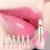 Import 6 colors dry flower nude matte lipstick color changing lip balm lip stick waterproof jelly crystal lipstick from China