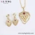 Import 60755 xuping fashion wholesale indian jewelry, 14k gold luxury stone new model wedding jewelry set, women gold plated jewellery from China