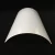 Import 60mm C shape Opal led light diffuser cover profile from China