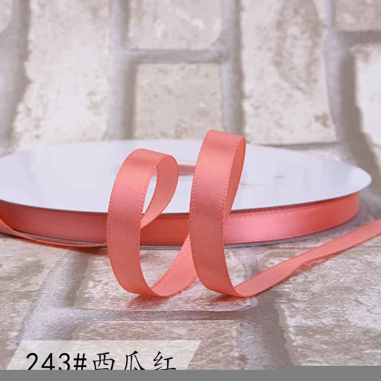 6mm High-density Silk Ribbon Webbing Cloth Belt Clothing Accessories Wedding Braided Floral Gift Packaging Ribbon