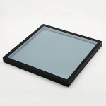 6mm+6mm clear low e insulated glass with 9mm spacer