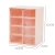 Import 8-compartment PS tabletop transparent household desk  jewelry cosmetic plastic mini dustproof drawer organizer box from China