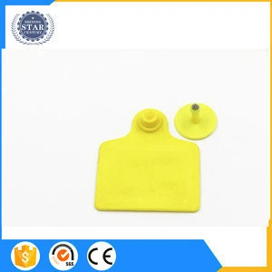860-960MHZ long range uhf plastic rfid animal ear tag for cattle / cow / sheep