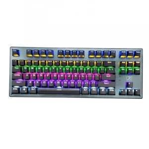 87 kyes Ergonomics Multi- Function lithium battery mechanical shaft body wireless mechanical keyboard 2.4