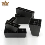 8mm height Hot selling colorful Plastic furniture legs