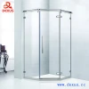 8mm Tempered Glass Frameless Hinge Diamond Shower Simple Door For Bathroom Enclosure