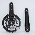 9 speed 49mm Chainline Steel Sand Black MTB Bicycle Crankset