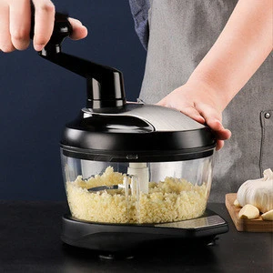 A582 Kitchen Accessories Manual Food Processor Blender Multi-function Potato Crusher Meat Mincer Hand Vegetable Mixer Grinder