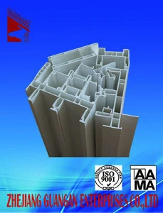 AAMA certificaed pvc profile for making window and door good quality save energy in any colour