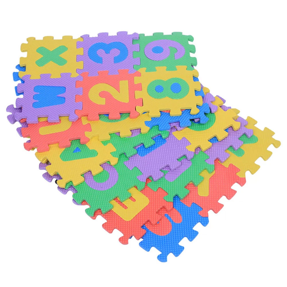 ABC 123 Number Interlocking Non-Slip Soft EVA Foam Alphabet Jigsaw Puzzle Baby Playmat EVA Puzzle Play Mat