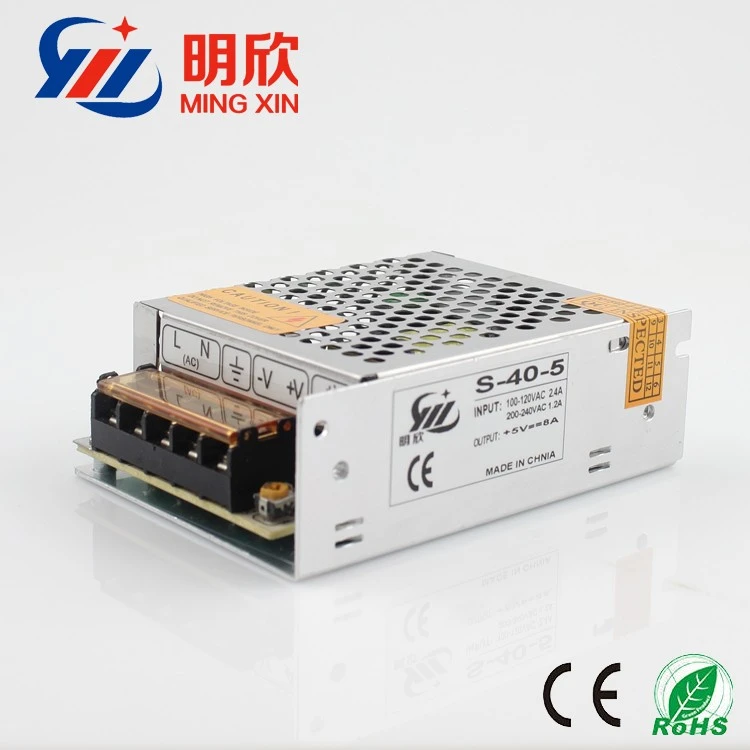 ac 230v to dc 5V 8A 40w switch Power Supply 5v 8a dc power supply s-40-5