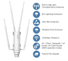 AC 600 2.4Ghz/5Ghz Outdoor Waterproof  WiFi Repeater outdoor wifi repeater 5km wifi extender outdoor