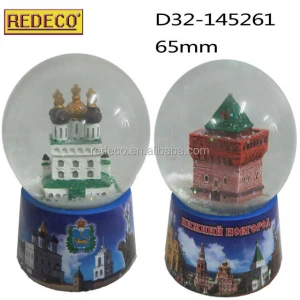 Acrylic snow globe souvenir