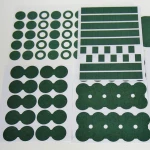 Adhesive composite fiber fish paper gasket 6520 6521 battery insulation sheet  barley paper ring