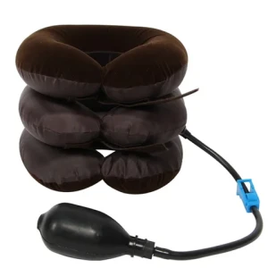 Adjustable Portable Neck Shoulder Cervical Tractrion Neck Pillow Inflatable Spine Alignment Air Neck Stretcher For Pain