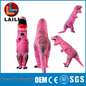 Adult inflatable tyrannosaurus rex costumes / giant inflatable animal shaped toys/inflatable air vent to people