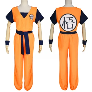 Adult Men Anime Goku costume Suit christmas costume set Fancy Halloween Cosplay Suit