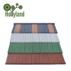 AL-zinc steel base roofing material shingle type stone coated steel roofing tile from China