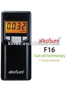 alkoSure F16 digital alcohol tester (Fuel cell sensor)