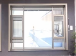 Aluminium casement window thermal break double glazed glass