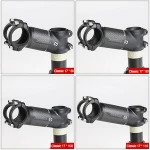 Aluminum Alloy+ Carbon Fiber MTB Road Bicycle Handlebar Bike Stem