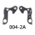 Import Aluminum Alloy Cycling Road Bicycle Mountain Bike Frame MTB Gear Rear Derailleur Hanger Dropout Frame Tail Hook With Free Screws from China