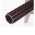 Aluminum alloy window curtain rod with all its accessories made through oxidation technology