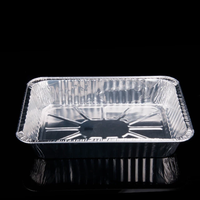 Aluminum foil brownie cup broiler pan with lid baking tray for cupcake mould truffles butter candy