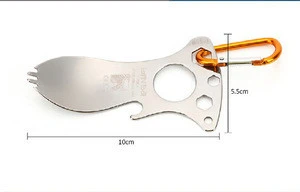 Amazon Portable Gear Mountaineering Hook Carabiner Outdoor Multi Tool Set