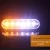 Import Amber White 6 LED Side Marker Strobe Lights Flash Emergency Warning Hazard Grille Surface Mount Light from China